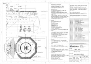 Plano de helipuerto