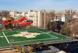 Helipuerto para el Hospital Universitario de Urgencias, Bucarest