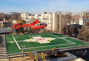 Helipuerto para el Hospital Universitario de Urgencias, Bucarest