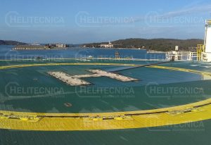 Helipuerto para la Unidad de Perforación en mar adentro «LABIN»