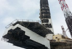 Helipuerto para la Unidad de Perforación en mar adentro «LABIN»