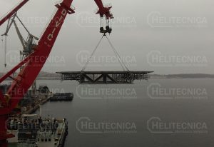 Helipuerto para la Unidad de Perforación en mar adentro «LABIN»