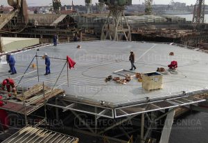 Helipuerto para la Unidad de Perforación en mar adentro «LABIN»