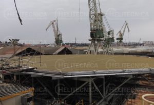 Helipuerto para la Unidad de Perforación en mar adentro «LABIN»