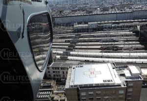 Helipuerto para el Hospital Lariboisière de París