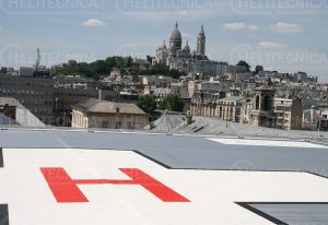 Helipuerto para el Hospital Lariboisière de París