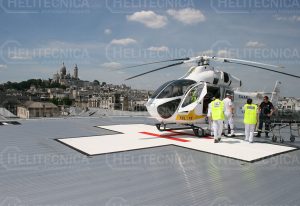 Helipuerto para el Hospital Lariboisière de París