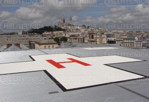 Helipuerto para el Hospital Lariboisière de París