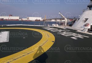 Helipuerto para el Wind Farm Service Vessel (WFSV) «Wind Of Hope»